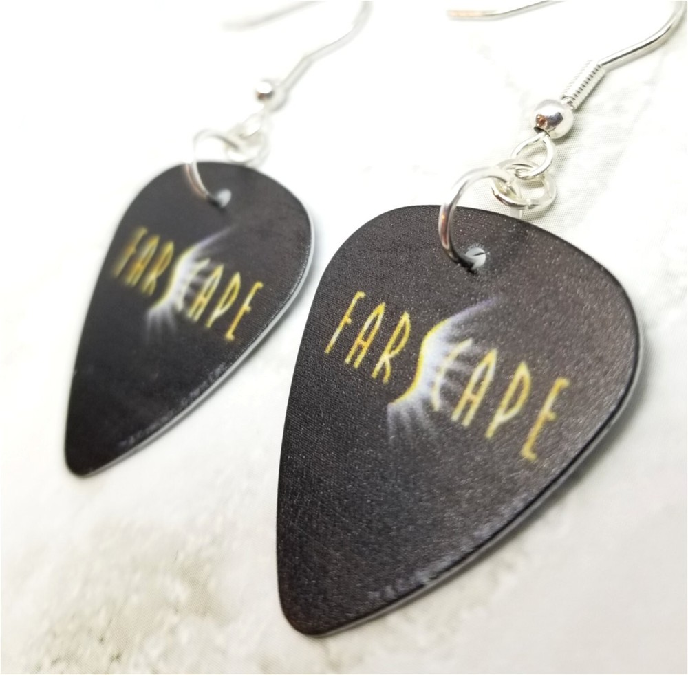 Farscape Guitar Pick Earrings