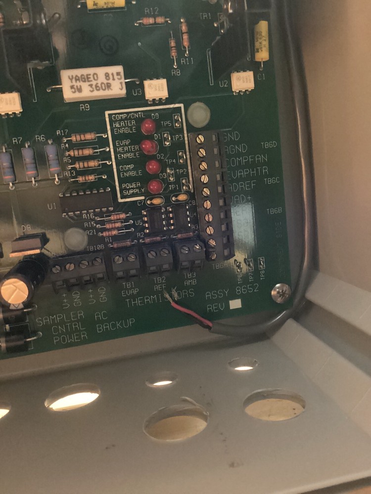 HACH Control Board 8652 Sigma Main Control And Power Board Including Enclosure