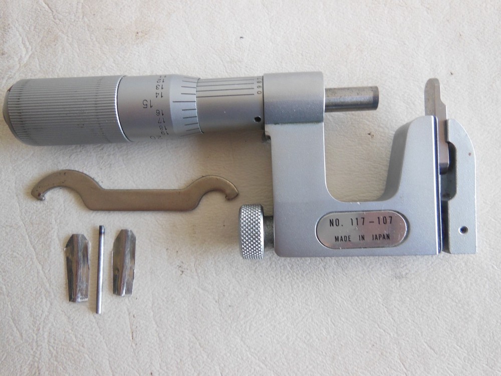 Mitutoyo 117-107 Interchangeable Anvil Micrometer