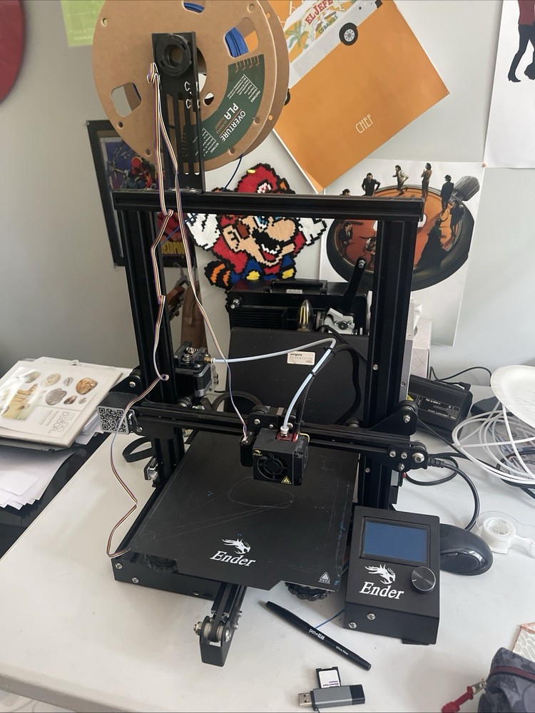 Ender 3 3D printer with upgrades