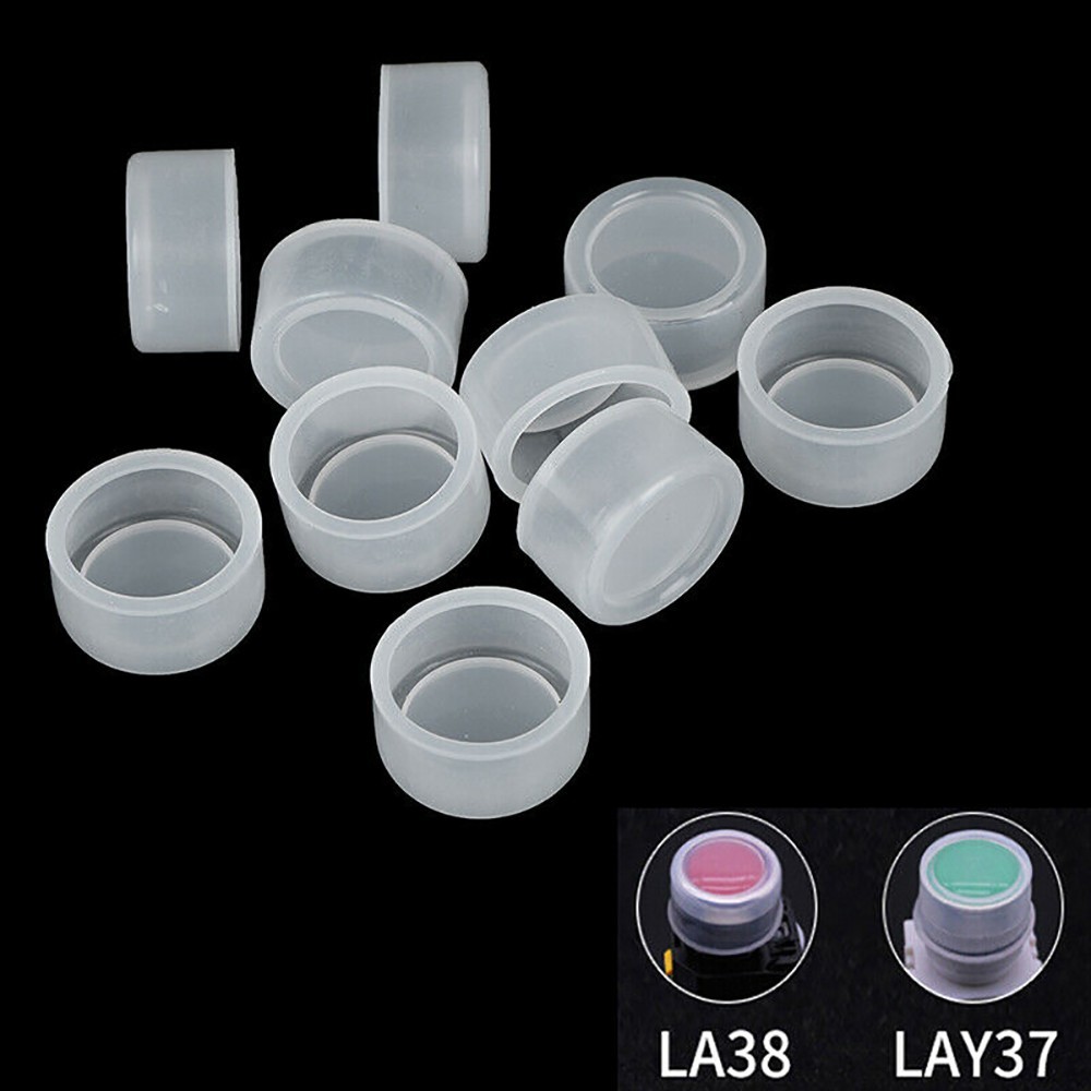 Push Button Switch Cover Clear Petroleum Rubber 10pcs 28.5*26mm Coal Mine