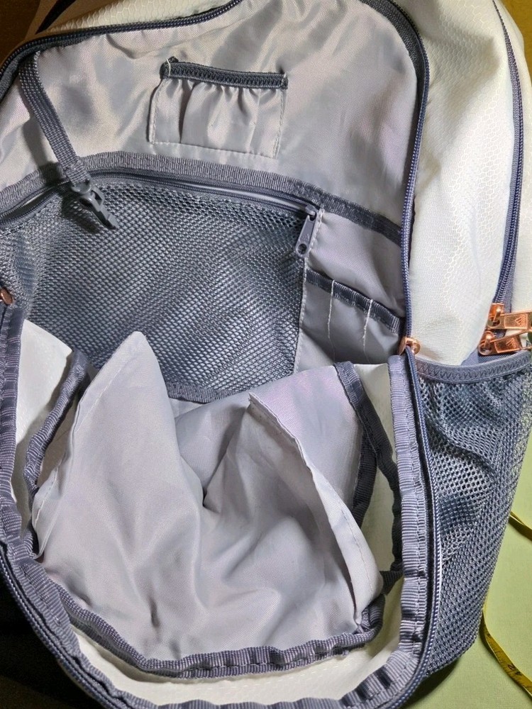 Adidas Backpack RN# 90288 White/Grey