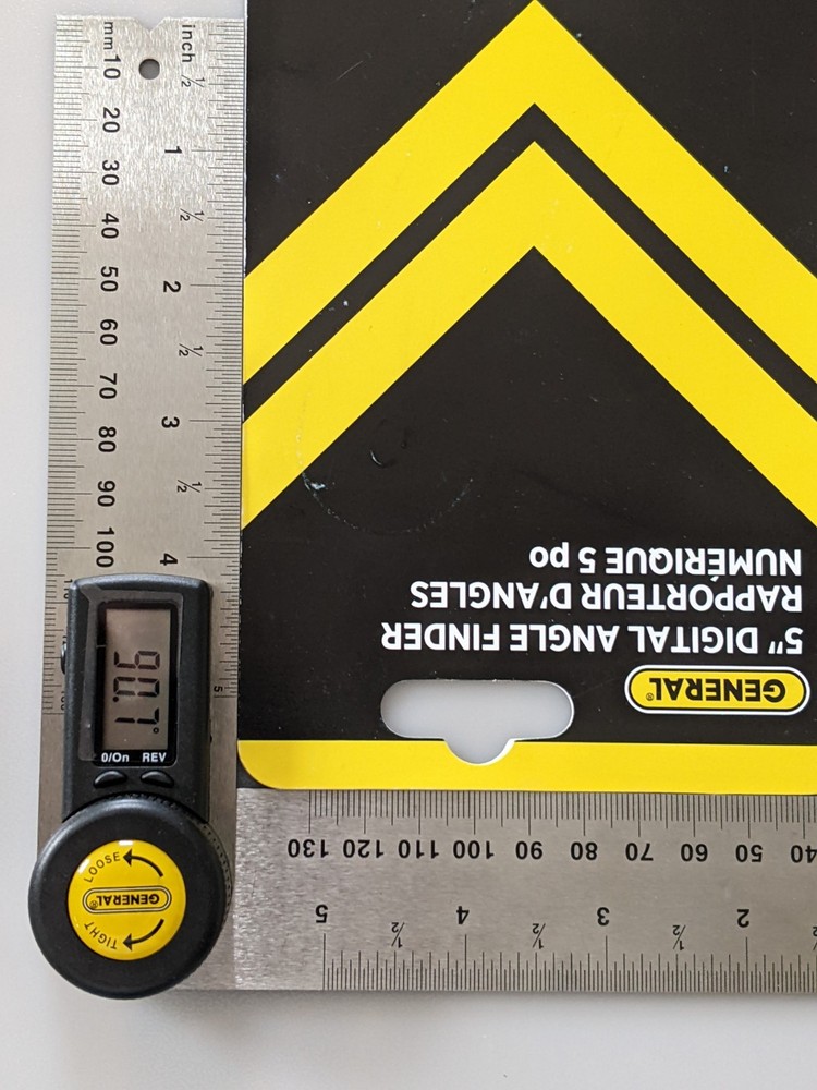 Digital Angle Finder, 5" No.822 . New, Open Box
