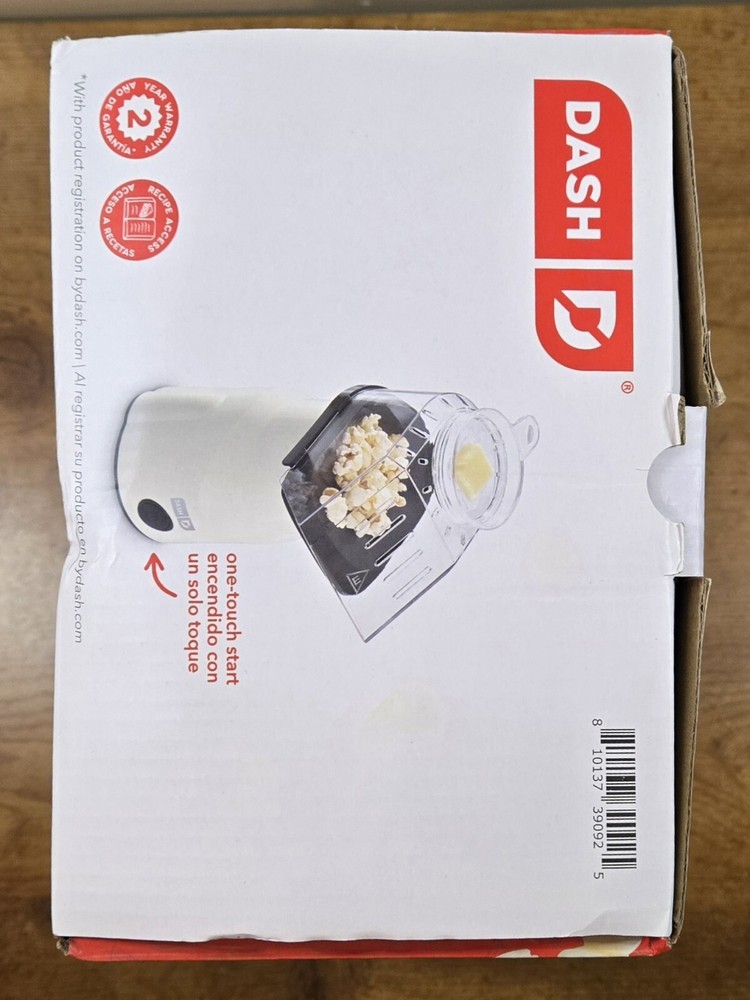 DASH 10 Cup Hot Air Popcorn Maker, Open Box, New