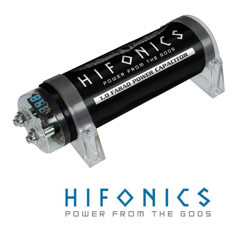HIFONICS HFC-1000 1 Farad Buffer Elko Buffer Capacitor Powercap Digi Volt Display
