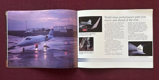 Learjet 55C 1988 Brochure
