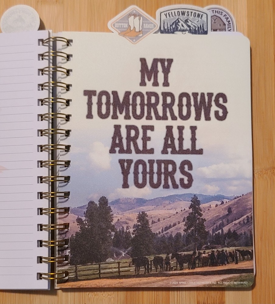 Yellowstone Beth Dutton Spiral Journal Notebook - NEW