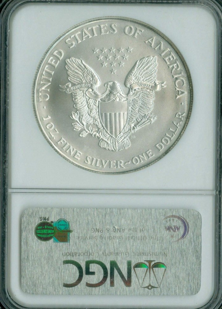 1997 SILVER EAGLE 1-OZ DOLLAR NGC MS69 *