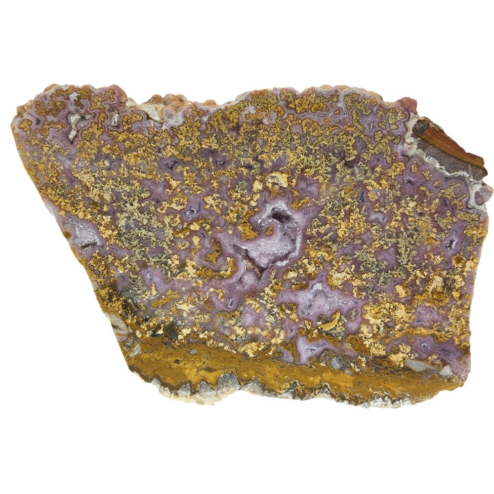 Calico Agate, slab, old stock, cabbing rough, #R-6568