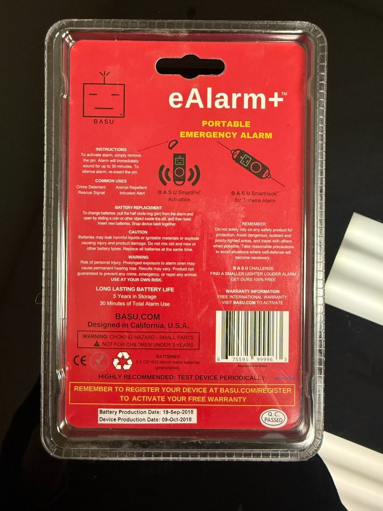 BASU eAlarm+ 130DB - Pink