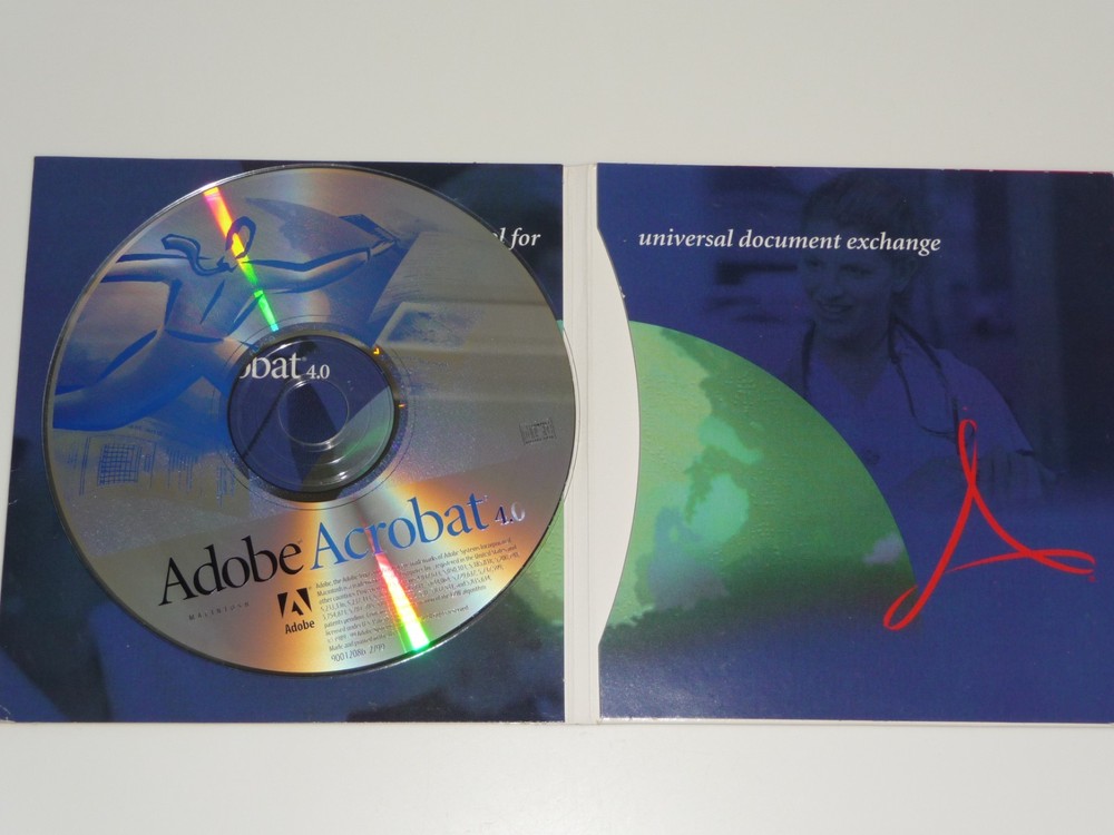 Adobe Acrobat 4.0 for Macintosh CD and sleeve