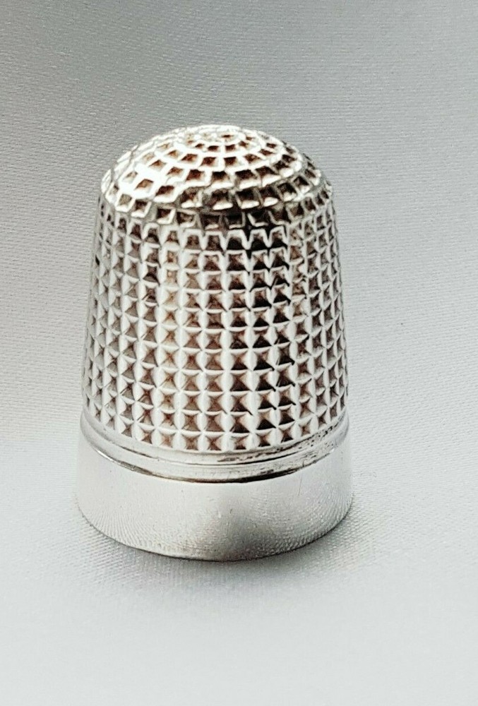 Silver THIMBLE ~ Charles Horner (CH) DORCAS ~ Size 6
