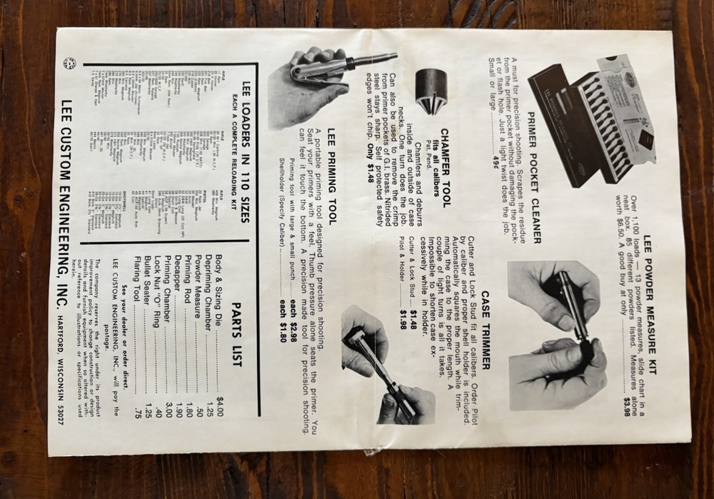Lee Loader .38 Special/.357 Magnum Reloading Kit.
