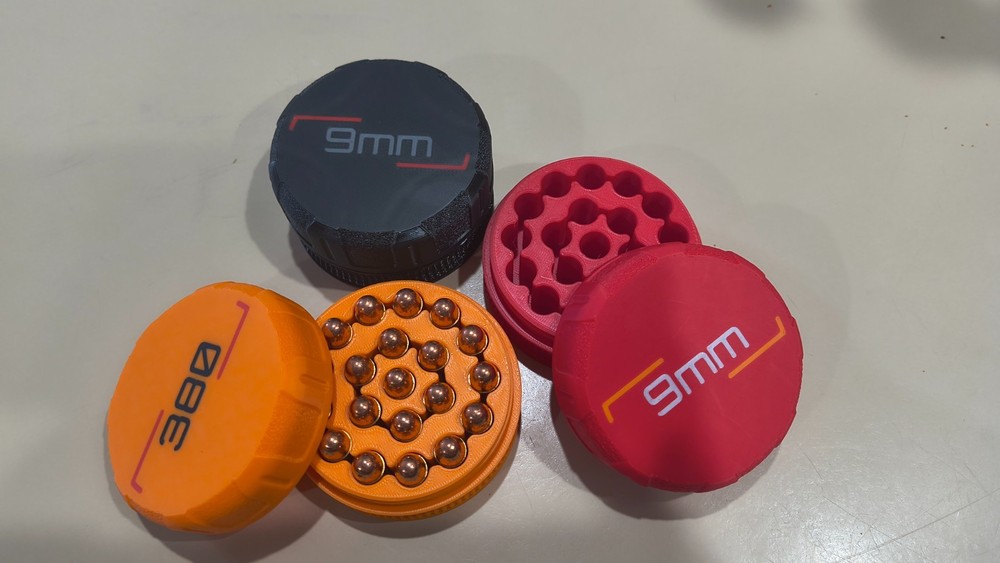 (2) Pack - Fully Color‑Customizable Pocket‑Sized Ammo Storage for 9mm
