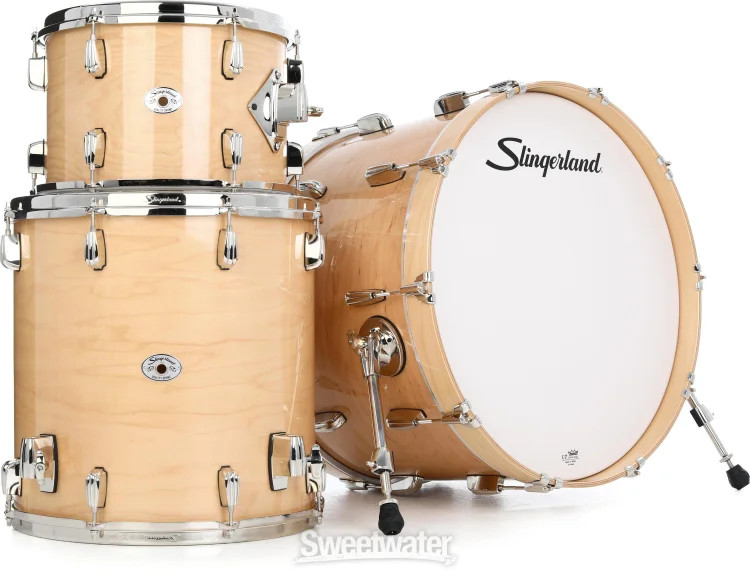 Slingerland Studio King 3-piece Shell Pack - Ventura Sand Lacquer