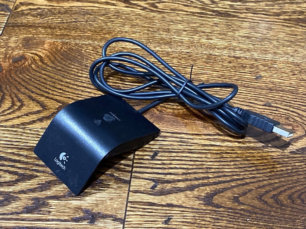 Black Logitech Wireless USB Computer Keyboard & Mouse Receiver C-BT44 810-000755