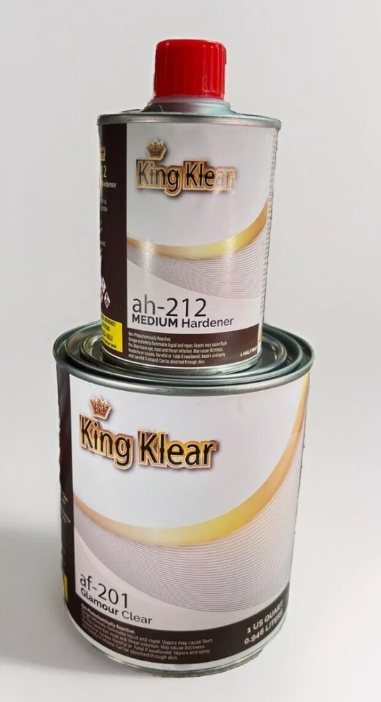 HIGH GLOSS & SOLIDS PROFESSIONAL CLEARCOAT QUART WITH MEDIUM/FAST ACTIVATOR 4:1