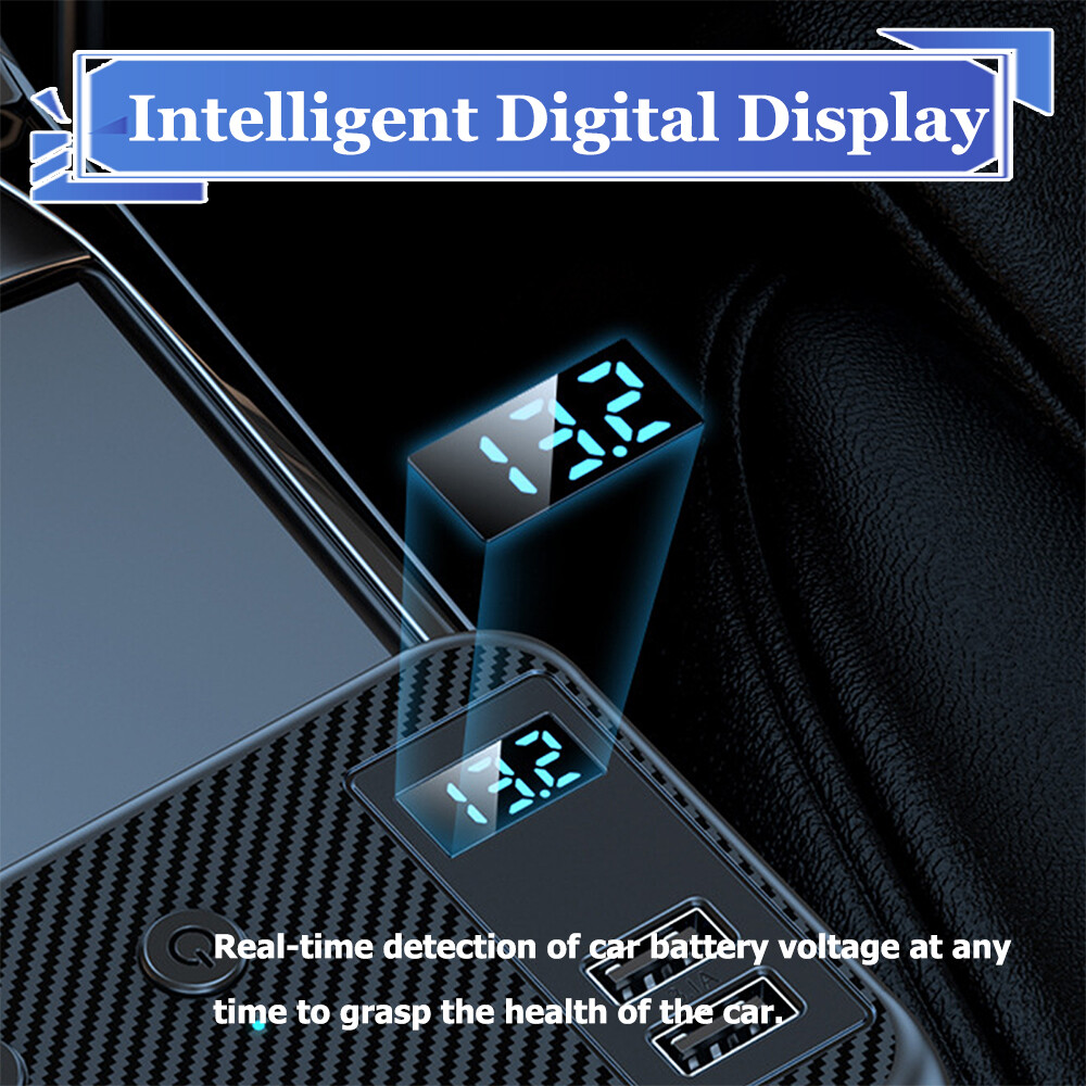 Multi Car Cigarette Lighter Socket USB Plug Fast Charger Power Adapter Splitter