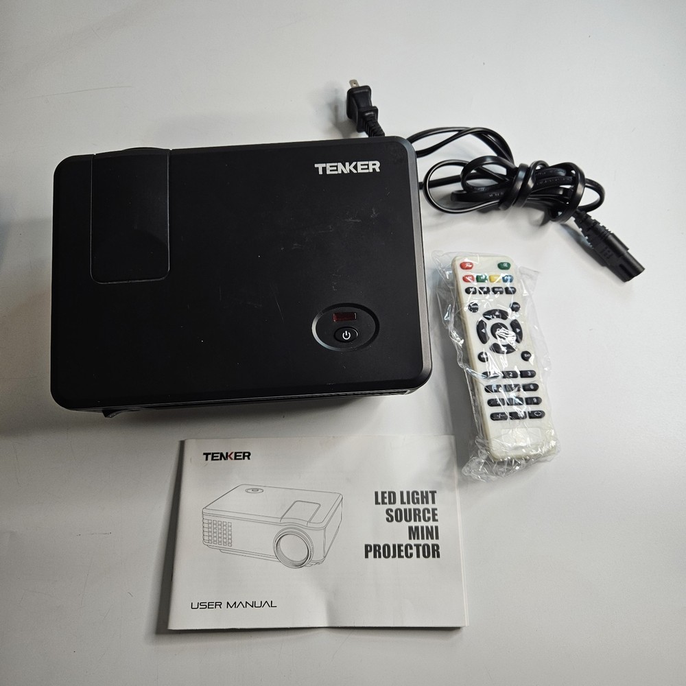 Tenker LED Light Source Mini Projector RD-805 w/ Power Cord...(Tested)