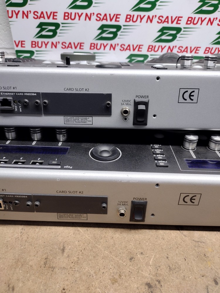 Lot of 2 - JL Cooper Eclipse CX - No Power Cords -Missing Dials/Knobs- For Parts