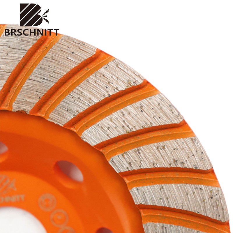 4.5'' Diamond Grinding Cup Wheel Turbo Row Polishing Disc for Concrete Masonry