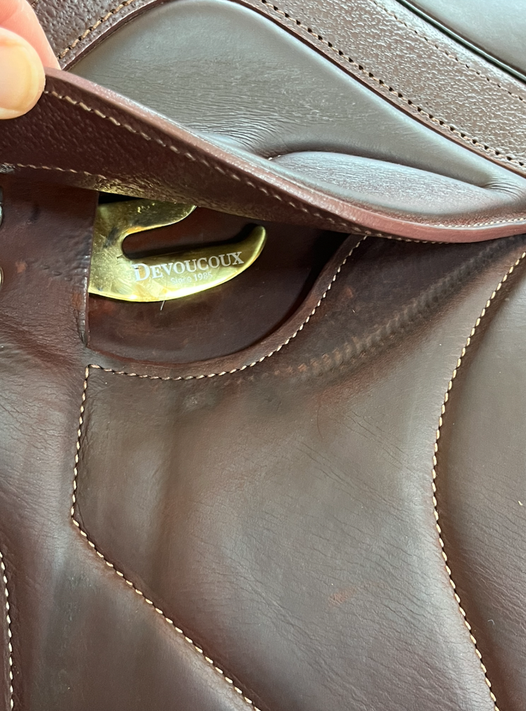 2022 17.5” 2A Devoucoux Biarritz Lab Jump Saddle *Full Buffalo Leather PRO PANEL