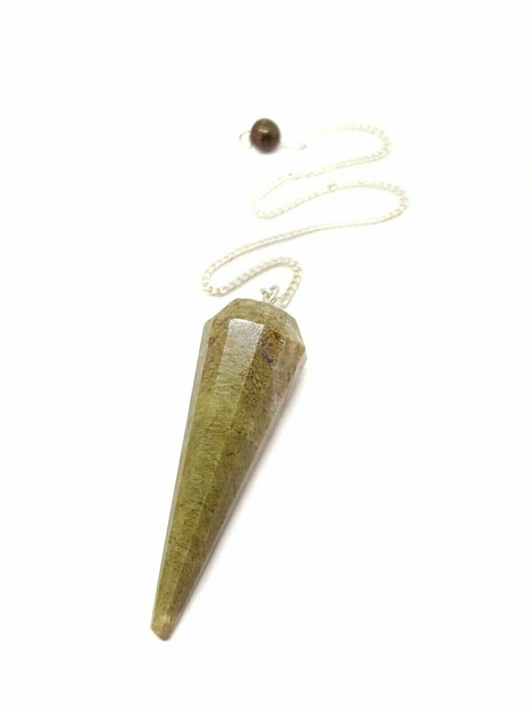Vesuvianite Pendulum Gemstone Crystal Dowsing Quality Gemstone Divination Tool