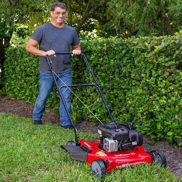Hyper Tough 20" Side Discharge Push Mower with Briggs and Stratton Engine
