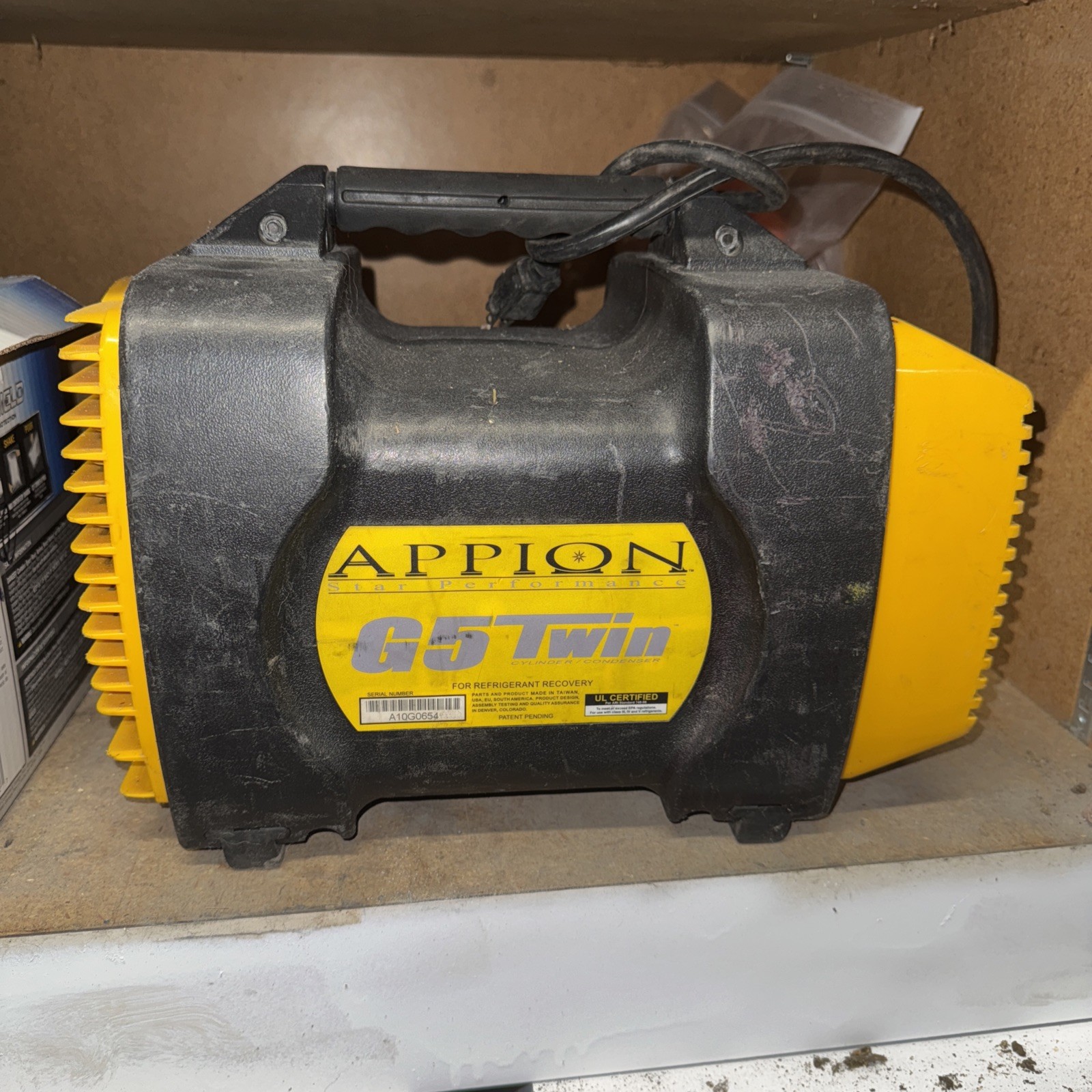 APPION G5 TWIN CYLINDER CONDENSER REFRIGERANT RECOVERY UNIT