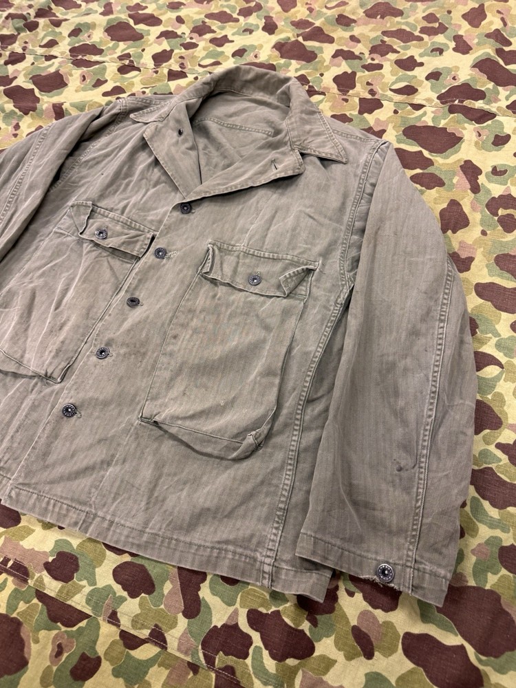 WWII USN HBT Jacket Navy “Low Pockets”