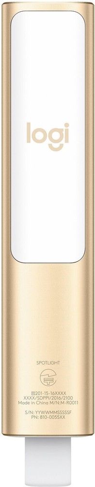 Logitech - Spotlight Presentation Remote - Gold (910-004860)