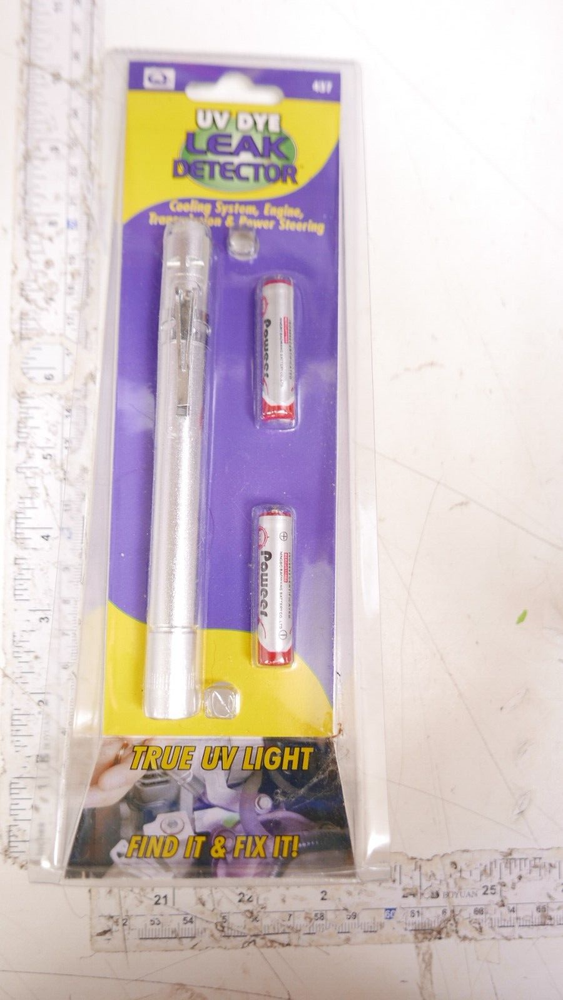 UV Dye Leak Detection UV light with batteries