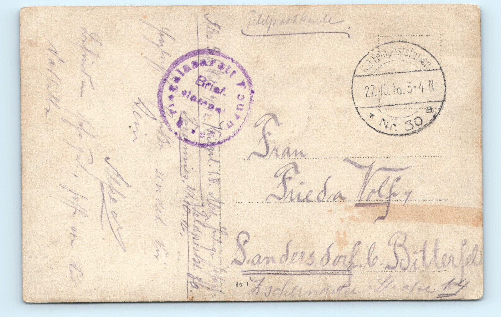 WWI German Soldiers Medic Uniform Real Photo Postcard RPPC Medical