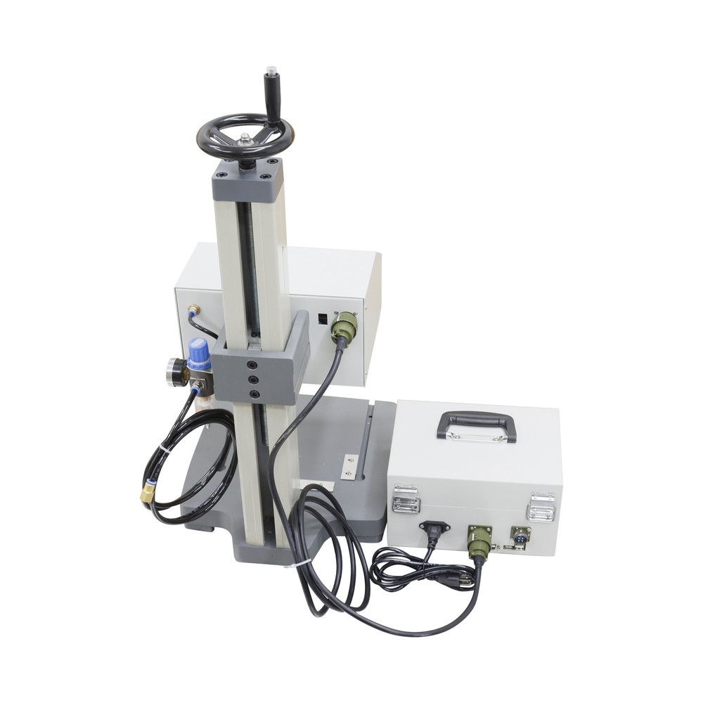 Metal Marking Machine 7in Pneumatic Dot Peen Marking Machine + Rotary Attachment