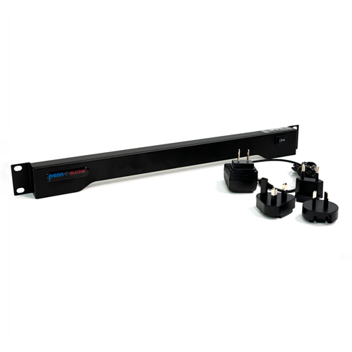 Penn Elcom 1U LED Multicolour + White Rack Mount Light for DJ, Studio RADM-23CW