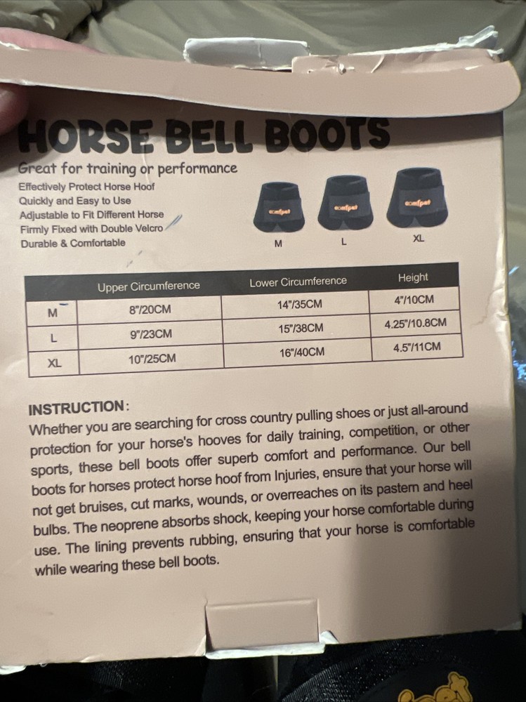 Bell Boots Horse - 2 Sets