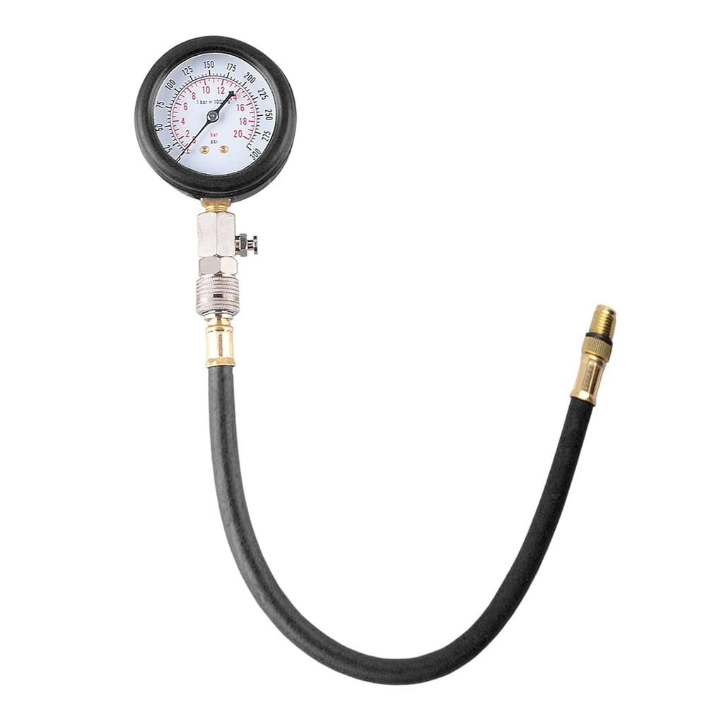 Engine Cylinder Compression Gauge Tester Kit Gas Engine Diagnostic Testing Tool.