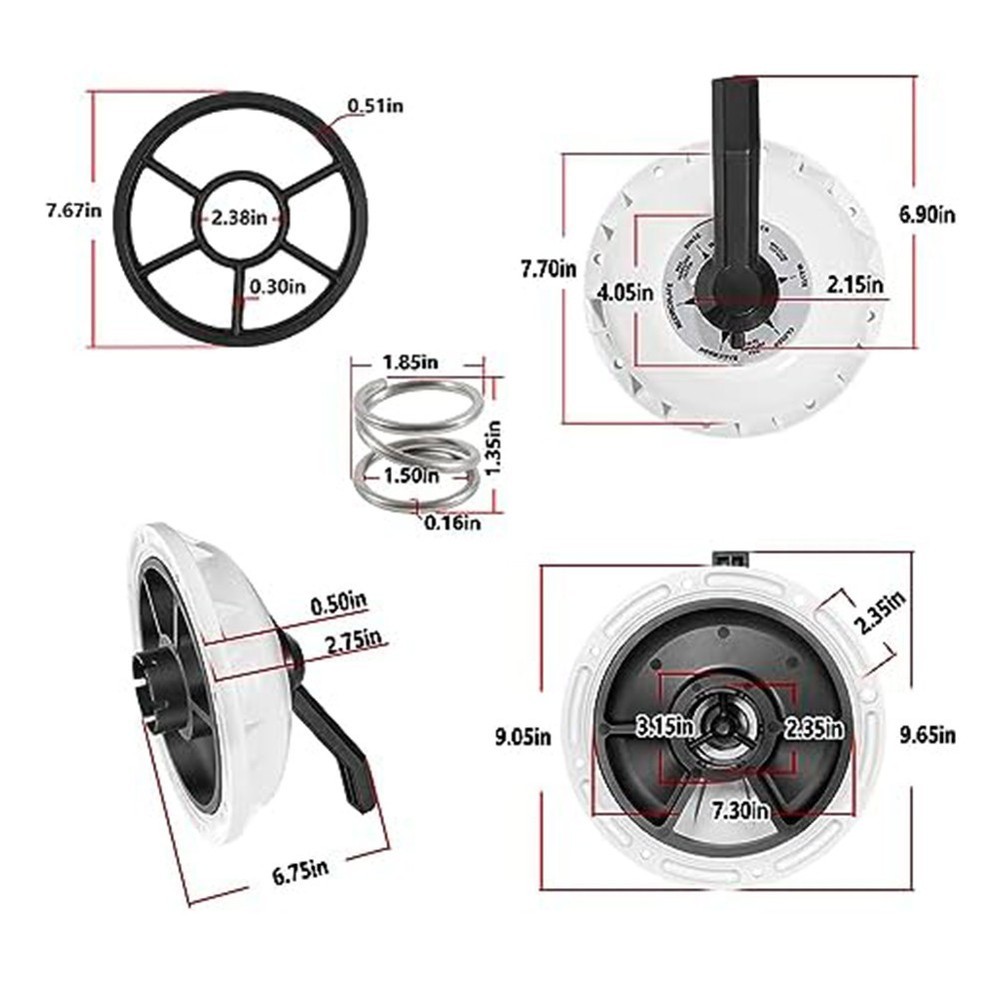 For High Flow Valve Top Assembly 272422 with Compression Spring for Pools
