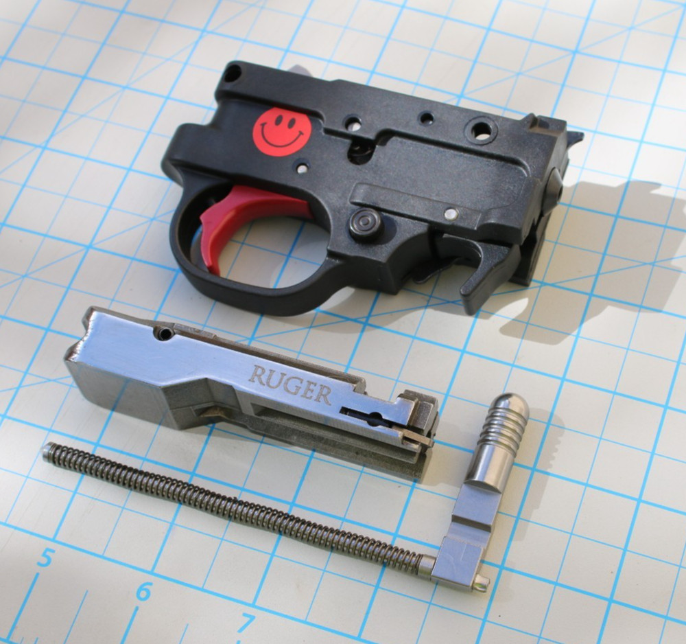 Ruger 10/22 Premium Trigger Assembly & Speed Bolt Assembly - Red Trigger