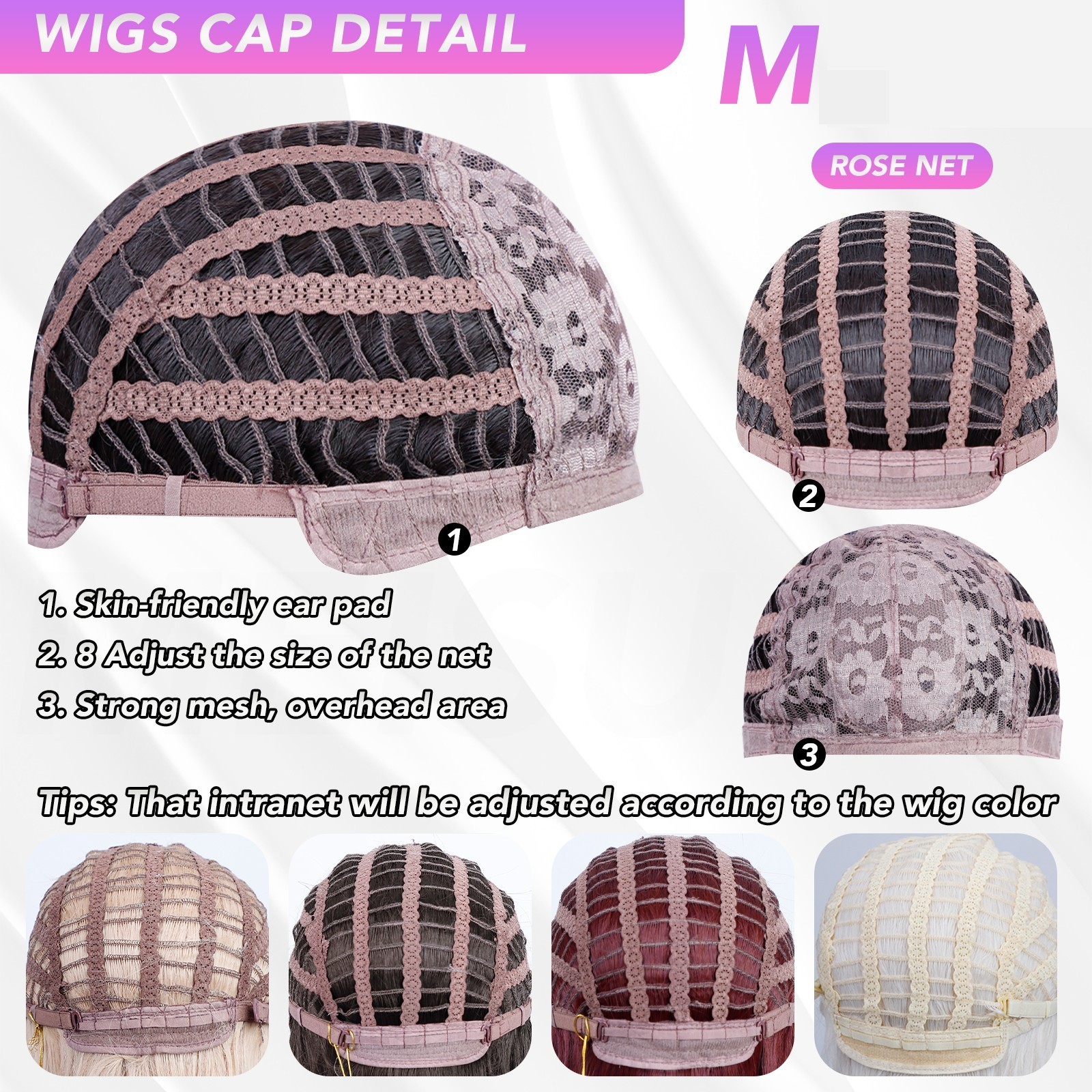 Mixed blonde Heat Resistant Hair Costume Wigs With Bangs Short Straight