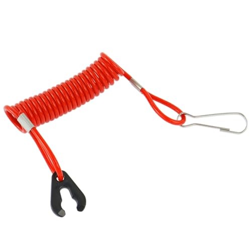 Boat Engine Safety Kill Stop Switch Connector Lanyard Tether, Replacement for 1
