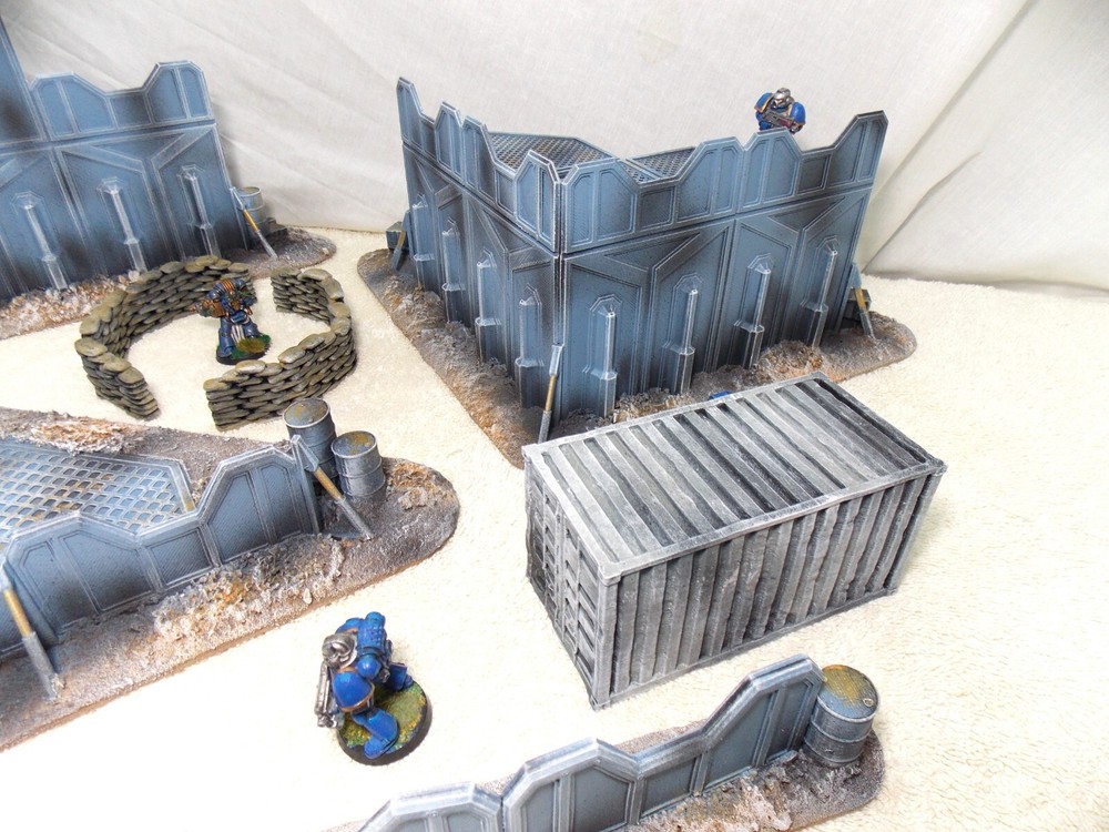 WARGAMING TERRAIN PAINTED BUNDLE 9 PIECE SET...ADVANCE ORDERS