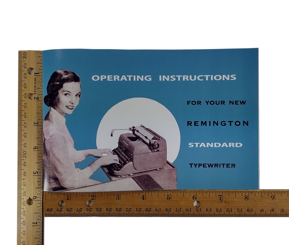 Remington Super Riter Typewriter User Instruction Manual