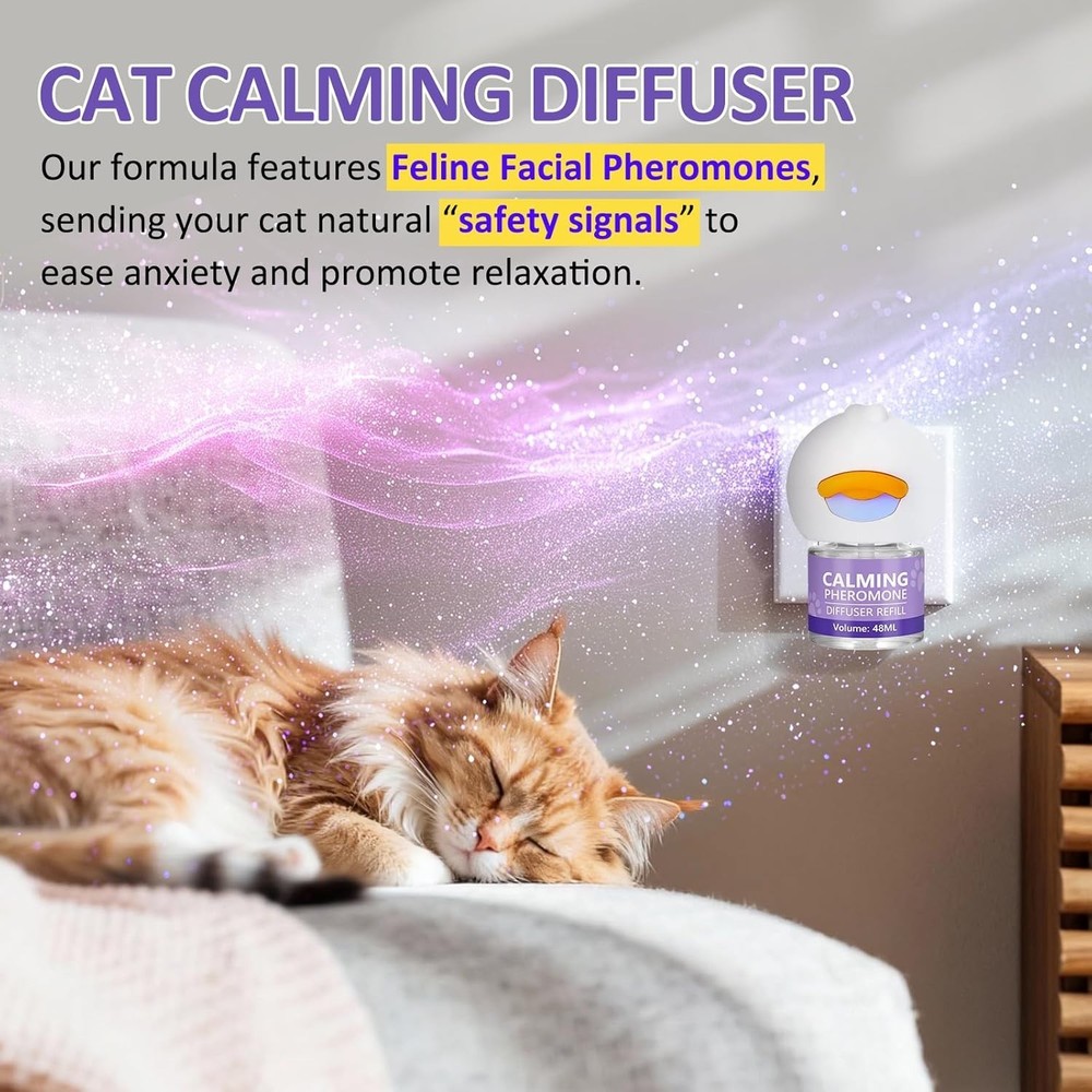 New Calming MD Pheromone Cat Diffuser – Helps Promote Relaxed Behavior Calm Cat