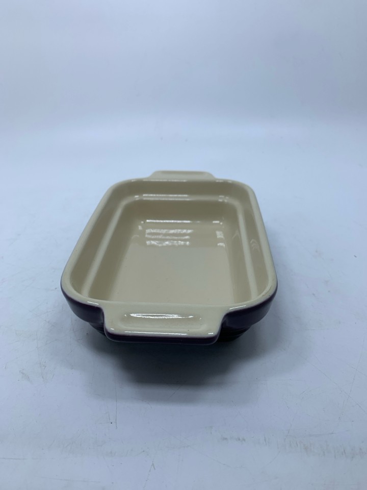 RECTANGLE SINGLE BAKER W/ HANDLES OLIVE & THYME.