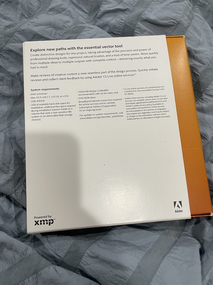 Adobe Illustrator CS5 Upgrade for MAC with Serial Number - 2011