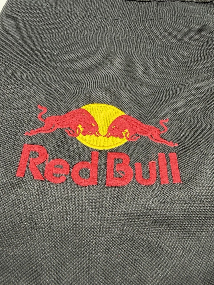 Red Bull Bartender Apron Server Functional Waiter Swag w/ 2 Front Pockets Black