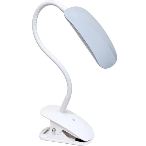 LD2021-GRY Flexi Rounded Clip Light LED Desk Lamp Gray