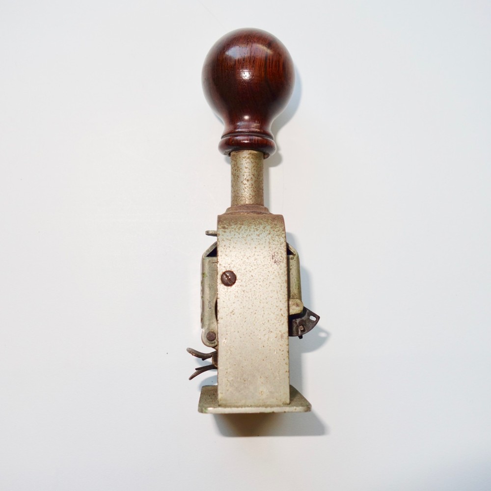 Vintage Bates Machine Co. Model 49A Numbering Machine- Made in England
