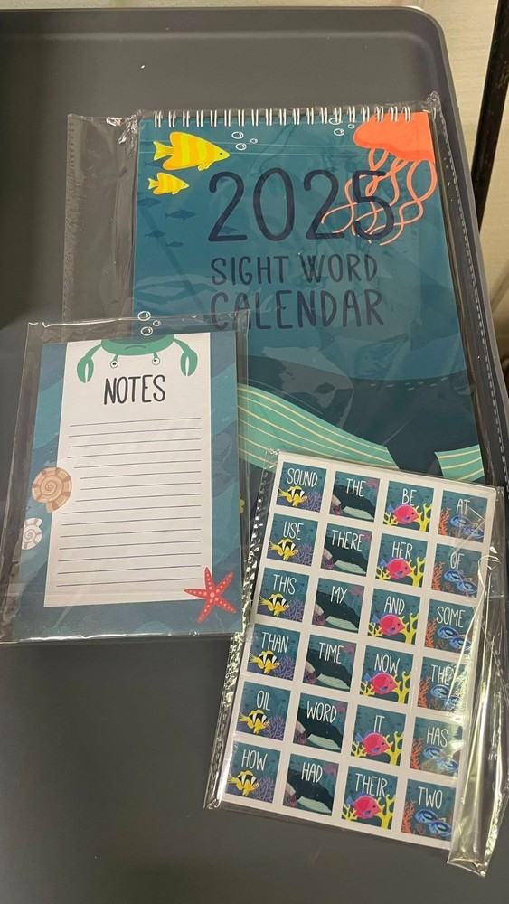 Ocean Theme Phonics Learning Board Sight Word Set - Educational Homeschool